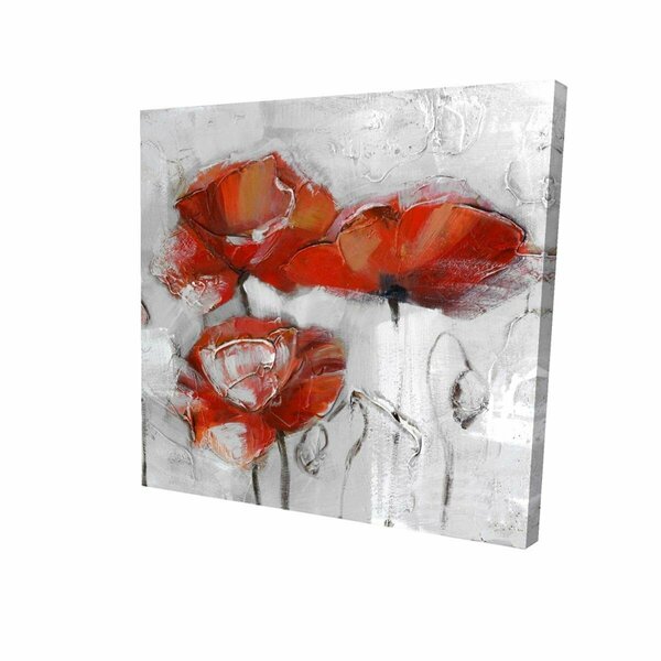 Fondo 16 x 16 in. Abstract Poppies-Print on Canvas FO2788097